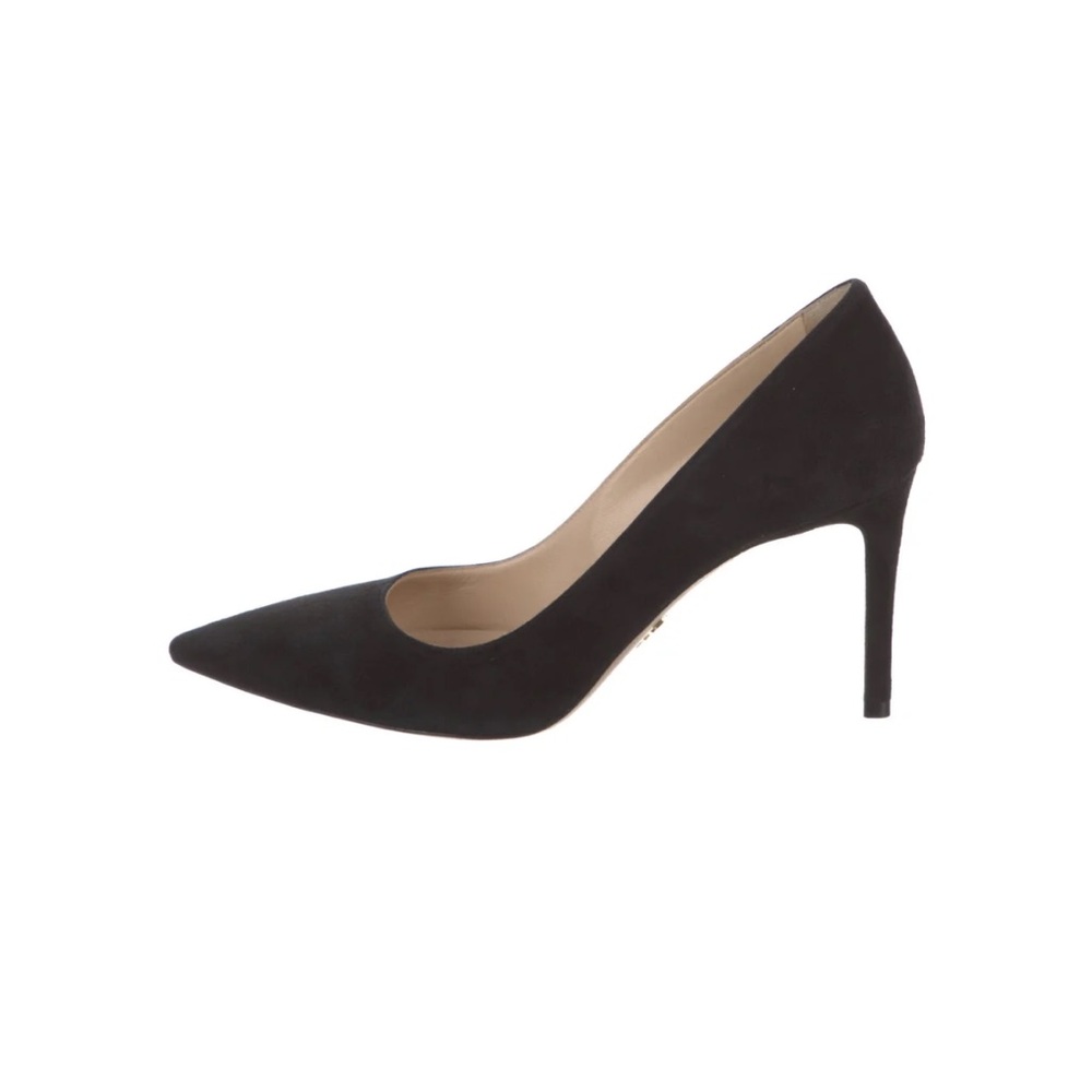 Prada Black Suede Pumps 38 / 8